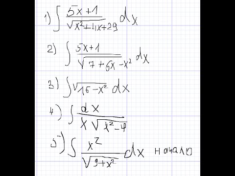 Видео: Интегрирование иррациональных выражений