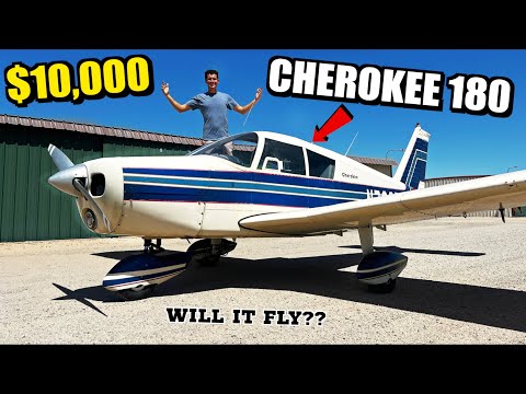 Видео: Куплю Piper Cherokee 180 за 10 000 долларов! Заведётся ли он и долетит ли до дома?