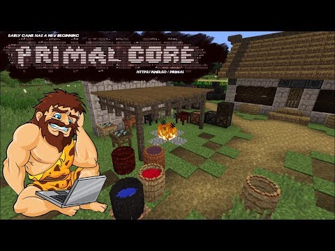 Видео: Обзор мода "PrimalCore" / Первобытное начало