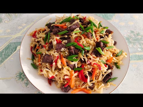 Видео: Ұн қуырдақ.Цуйван.💯Өзіне ғашық етеді🔥 Нан палау.Монгольская кухня.