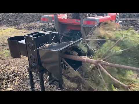 Видео: Измельчитель веток на минитрактор- или тесть в восторге часть 2