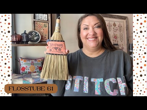 Видео: Flosstube 61 - Всё ещё одержима шитьём осенью🍂🍁🎃