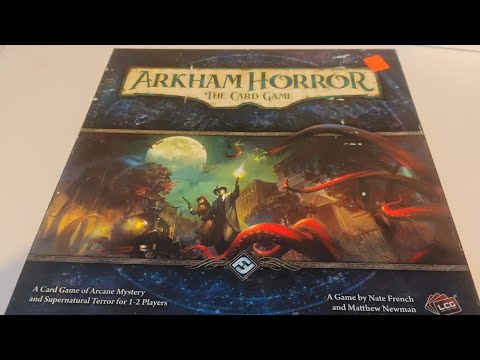 Видео: Распаковка настольной игры Arkham Horror с дополнением Dunwitch Legacy