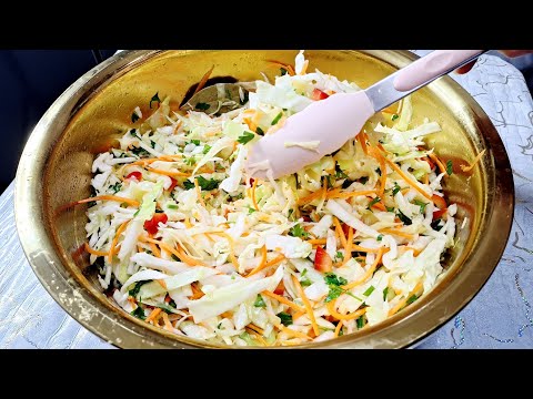 Видео: КАПУСТА ПРОВАНСАЛЬ - САМЫЙ ВКУСНЫЙ РЕЦЕПТ! БЕЗ СТЕРИЛИЗАЦИИ И ВОЗНИ!!!
