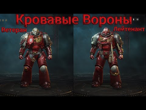 Видео: ВЕТЕРАН и ЛЕЙТЕНАНТ. Кровавые Вороны в Warhammer 40000 Space Marine 2