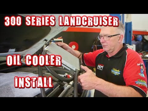 Видео: Установка масляного радиатора Toyota Land Cruiser 300 серии