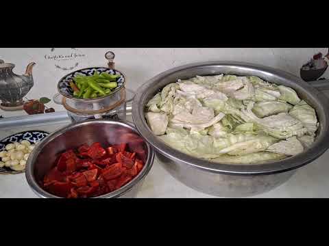 Видео: КАРАМ ТУЗЛАШ 🥬🌶ХРУСТЯЩАЯ СОЛЁНАЯ КАПУСТА💯👍