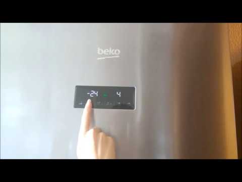 Видео: Индикаторная панель холодильника beko RCNA365E30ZX