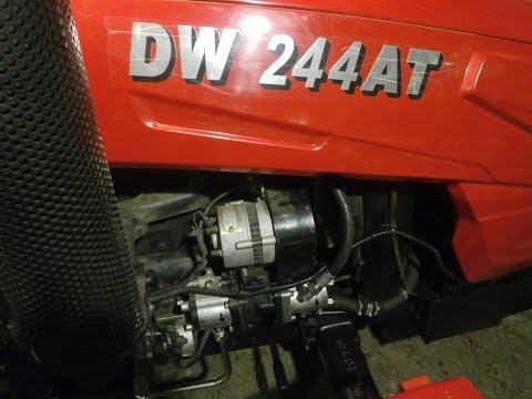 Видео: вращение двигателя и нш противоположные ( мини трактор )