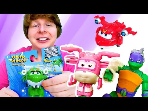 Видео: Видео игрушки Супер Крылья - спасатели! Самолетик Супер Джетт везет посылки. Игры для детей Hey Toys