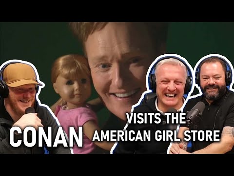 Видео: Конан посещает магазин American Girl РЕАКЦИЯ | РЕАКЦИЯ ОФИСНЫХ ПАРНЕЙ!!