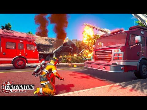 Видео: Вышел РЕАЛИСТИЧНЫЙ СИМУЛЯТОР ПОЖАРНОГО! / Firefighting Simulator - The Squad