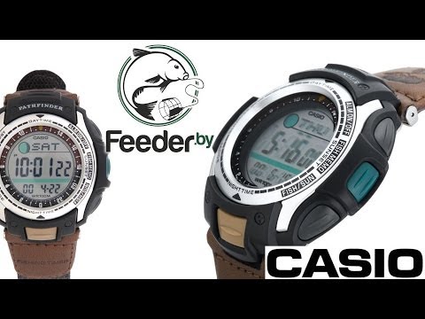 Видео: Рыболовные часы Casio PATHFINDER Fishing