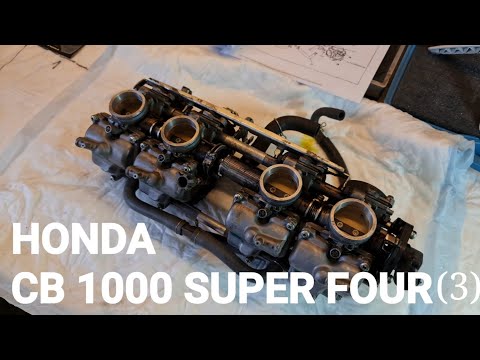 Видео: Honda CB 1000 Super Four SC 30 (3) Полная разборка карбюратора