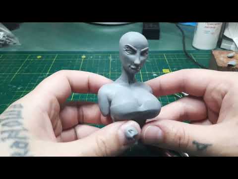 Видео: лепка бюста из полимерной глины онлайн без смс и регистрации / sculpting a bust from polymer clay