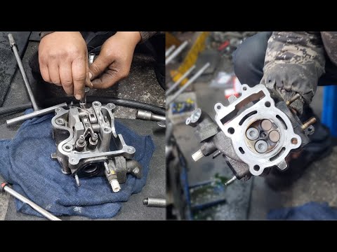 Видео: Замена клапана головки двигателя мотоцикла SYM Joymax Z PLUS 125