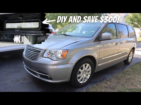 Видео: Как заменить электродвигатель вентилятора и салонный фильтр на Chrysler Town and Country, Dodge C...
