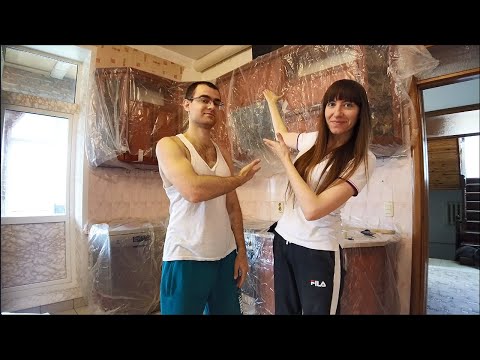 Видео: Сделали ремонт на кухне 24 м2 за 70 000 рублей: показываем, что у нас получилось