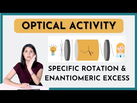Видео: Оптическая активность в органической химии – расчёт удельного вращения и энантиомерного избытка