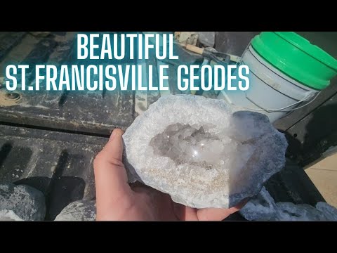 Видео: НЕВЕРОЯТНОЕ ОТКРЫТИЕ ЖЕОДОВ в Миссури! На фестивале Geode Fest найден 172-фунтовый монстр!
