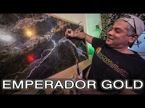 Видео: Лютая Имитация Мрамора Из Венецианки Creama Bianco Stucco Veneziano Wowcolor | Emperador Gold