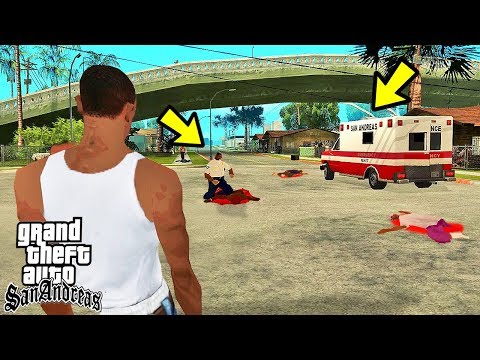 Видео: Куда уезжает скорая помощь в GTA San Andreas?