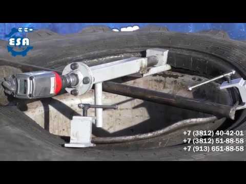 Видео: МШК - 1. Мобильный шиномонтажный комплект. Разбортовка и забортовка колеса.