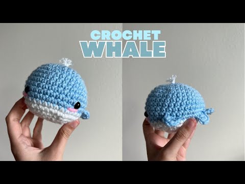 Видео: Научитесь вязать крючком кита для начинающих — Вязание крючком 101 Первые проекты Амигуруми