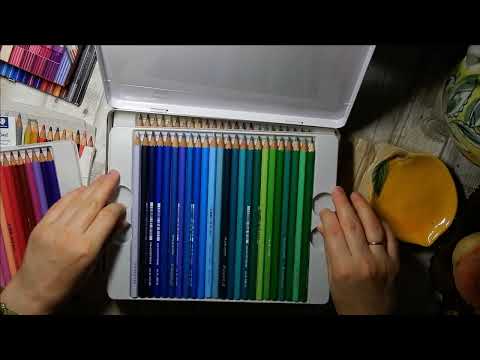 Видео: Творческий влог: Раскрашиваю забытую раскраску/Канцелярия/Новые карандаши