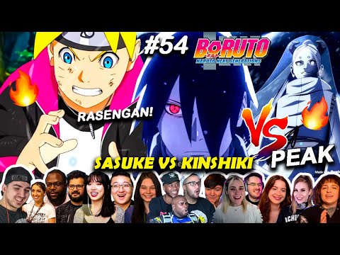 Видео: Саске против Киншики | Первый Расенган Боруто🔥"Они сошли с ума" BORUTO 54 Реакция Mashup [Boruto ...