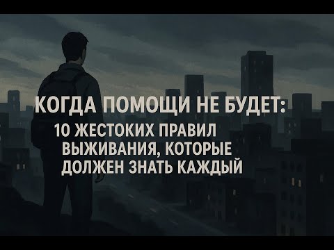 Видео: Когда всё рухнет, помощи не будет. Эти 10 правил определят, выживете ли вы и ваша семья.