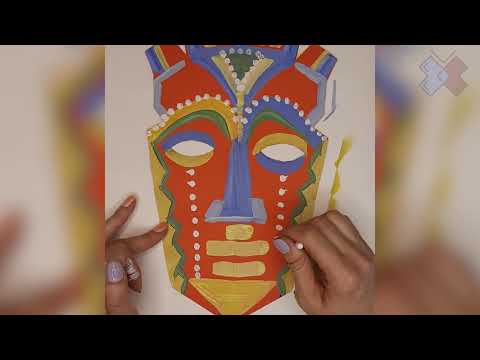 Видео: Мастер-класс «Африканская маска»