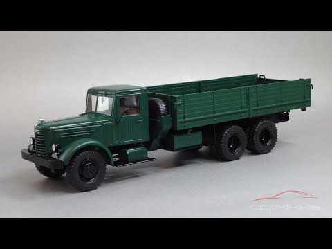 Видео: ЯАЗ-210 бортовой грузовой автомобиль | Start Scale Models - SSM | Масштабные модели автомобилей СССР