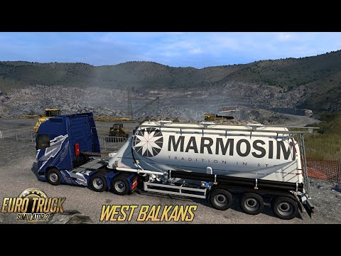 Видео: ETS 2, West Balkans, Тирана - Битола - Скопье.