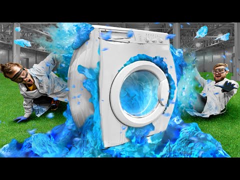 Видео: РАЗРУШИЛИ СТИРАЛЬНУЮ МАШИНУ СЛОНОВЬЕЙ ЗУБНОЙ ПАСТОЙ!