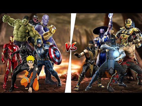 Видео: Супергерой, Танос және Наруто сыныбы Мортал Комбат сыныбымен шайқасқа түсті! (GTA V)