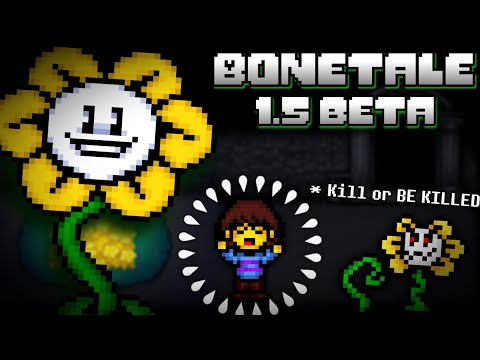 Видео: Flowey campaign walkthrough (levels 1 - 8) - Флауи, прохождение уровней 1 - 8 | Bonetale beta 1.5