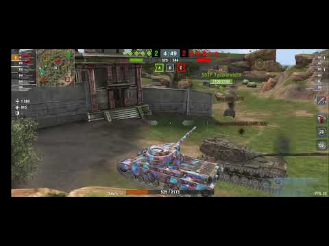 Видео: Conqueror 5 киллов Wot Blitz klanDINAK 
