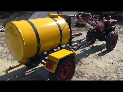 Видео: Самодельная БОЧКА-АДАПТЕР для мотоблока.