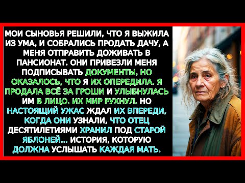 Видео: Эта хитрая старушка оставила жадных сыновей у разбитого корыта. История до слез