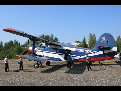 Видео: Перелет Кострома - Шарья на Ан-2 Костромского авиапредприятия