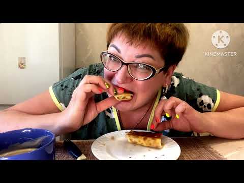 Видео: МУКБАНГ/Рулетики с начинкой