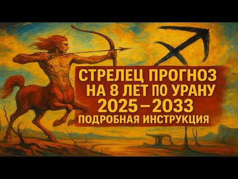 Видео: 🌌 Стрелец и Уран 2025–2033: 8 лет судьбоносных перемен!