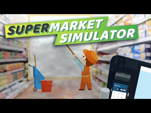 Видео: Навожу чистоту. Новое обновление | Supermarket Simulator # 53