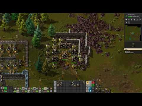 Видео: Первая зачистка гнезд кусак - Factorio: Space Age #002(Марафон мира смерти)