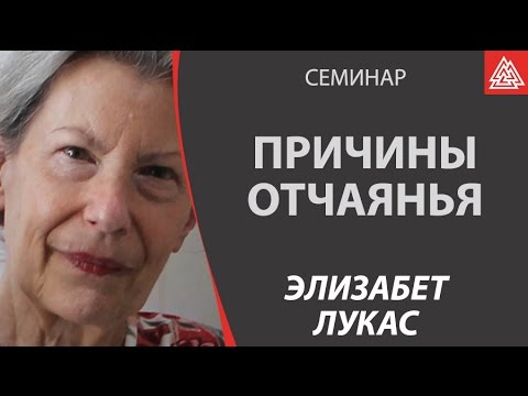 Видео: Причины отчаянья. Фрагмент семинара Элизабет Лукас в Москве