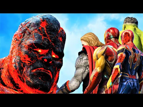 Видео: МСТИТЕЛИ против САМОГО БОЛЬШОГО ТИТАНА — Кратос против Персеса