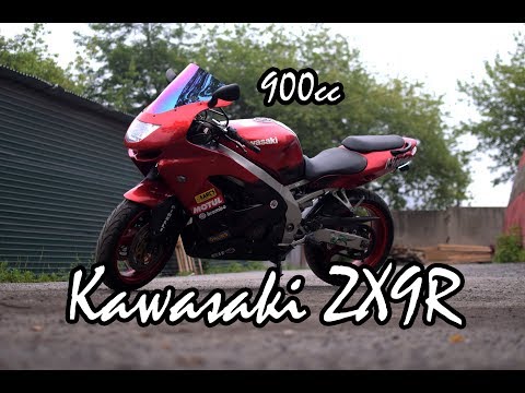 Видео: Kawasaki ZX9R Ninja. Обзор и запуск.  Review and testride.