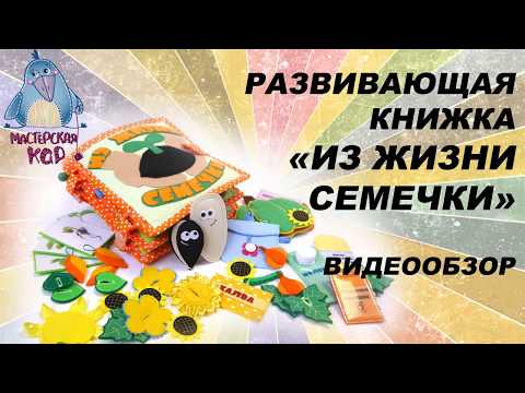 Видео: видеообзор развивающей книжки "Из жизни семечки"