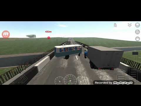 Видео: Работаю на служебном автобусе г1а1 в Мотор Депот (случилось маленькая авария)